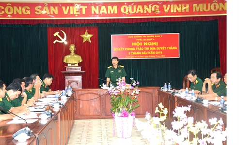 Cụm thi đua 4, Cục Chính trị Quân khu 7 sơ kết phong trào thi đua quyết thắng