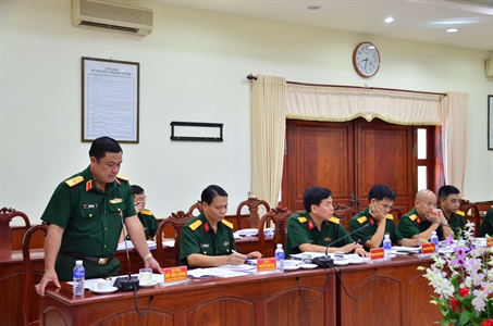 Hội đồng thi đua khen thưởng Quân khu 7: Xét duyệt các hình thức khen thưởng cấp Nhà nước và Bộ Quốc phòng