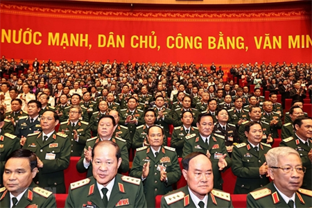 Đại biểu Quân đội tham dự Đại hội XIII của Đảng tích cực phát huy vai trò nêu gương