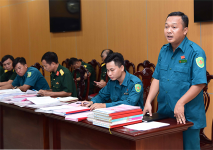 Văn phòng Tổng cục Chính trị làm việc tại Bộ chỉ huy quân sự tỉnh Bà Rịa – Vũng Tàu
