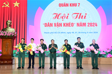 Khai mạc Hội thi "Dân vận khéo" lực lượng vũ trang Quân khu 7 năm 2024