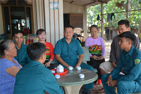 LLVT huyện Bến Cầu, tỉnh Tây Ninh chung sức xây dựng nông thôn mới